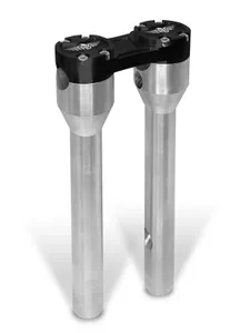 HeinzBikes Clubstyle Straight Riser<br><ul><li>Our huge HeinzBikes Clubstyle Risers collection is made of high quality Billet Aluminum and comes in high gloss black or silver anodized finishes, paired with the aluminium clamp in high gloss black, gold, red or silver anodized.</li><li>The top clamp is a one-piece construction for extreme stability and durability.</li><li>The HB-Eagle logo is machined into the billet aluminum to withstand severe weather conditions and looking fresh for years to come.</li><li>The risers are pre-drilled for internal wiring for a super clean assembly.</li><li>The risers are pre-drilled for internal wiring for a super clean assembly.</li><li>High quality Billet Aluminium</li><li>CNC machine milled</li><li>Risers with high gloss black or silver anodized finish</li><li>Clamp with high gloss black, gold, red or silver anodized finish</li><li>Extreme stability and durability</li><li>Large internal wiring holes</li><li>Premium quality - German Made</li></ul>