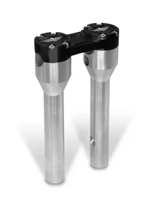 HeinzBikes Clubstyle Straight Riser<br><ul><li>Our huge HeinzBikes Clubstyle Risers collection is made of high quality Billet Aluminum and comes in high gloss black or silver anodized finishes, paired with the aluminium clamp in high gloss black, gold, red or silver anodized.</li><li>The top clamp is a one-piece construction for extreme stability and durability.</li><li>The HB-Eagle logo is machined into the billet aluminum to withstand severe weather conditions and looking fresh for years to come.</li><li>The risers are pre-drilled for internal wiring for a super clean assembly.</li><li>The risers are pre-drilled for internal wiring for a super clean assembly.</li><li>High quality Billet Aluminium</li><li>CNC machine milled</li><li>Risers with high gloss black or silver anodized finish</li><li>Clamp with high gloss black, gold, red or silver anodized finish</li><li>Extreme stability and durability</li><li>Large internal wiring holes</li><li>Premium quality - German Made</li></ul>