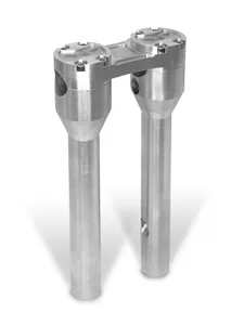 HeinzBikes Clubstyle Straight Riser<br><ul><li>Our huge HeinzBikes Clubstyle Risers collection is made of high quality Billet Aluminum and comes in high gloss black or silver anodized finishes, paired with the aluminium clamp in high gloss black, gold, red or silver anodized.</li><li>The top clamp is a one-piece construction for extreme stability and durability.</li><li>The HB-Eagle logo is machined into the billet aluminum to withstand severe weather conditions and looking fresh for years to come.</li><li>The risers are pre-drilled for internal wiring for a super clean assembly.</li><li>The risers are pre-drilled for internal wiring for a super clean assembly.</li><li>High quality Billet Aluminium</li><li>CNC machine milled</li><li>Risers with high gloss black or silver anodized finish</li><li>Clamp with high gloss black, gold, red or silver anodized finish</li><li>Extreme stability and durability</li><li>Large internal wiring holes</li><li>Premium quality - German Made</li></ul>