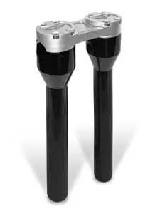 HeinzBikes Clubstyle Straight Riser<br><ul><li>Our huge HeinzBikes Clubstyle Risers collection is made of high quality Billet Aluminum and comes in high gloss black or silver anodized finishes, paired with the aluminium clamp in high gloss black, gold, red or silver anodized.</li><li>The top clamp is a one-piece construction for extreme stability and durability.</li><li>The HB-Eagle logo is machined into the billet aluminum to withstand severe weather conditions and looking fresh for years to come.</li><li>The risers are pre-drilled for internal wiring for a super clean assembly.</li><li>The risers are pre-drilled for internal wiring for a super clean assembly.</li><li>High quality Billet Aluminium</li><li>CNC machine milled</li><li>Risers with high gloss black or silver anodized finish</li><li>Clamp with high gloss black, gold, red or silver anodized finish</li><li>Extreme stability and durability</li><li>Large internal wiring holes</li><li>Premium quality - German Made</li></ul>