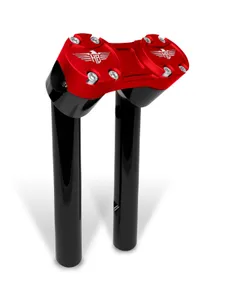 HeinzBikes RISER PULLBACK 8 BLACK/RED 1-1