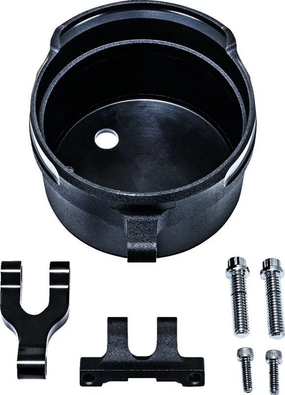 Performance Machine PM, 4" round gauge relocation for Phatbar and riser kit