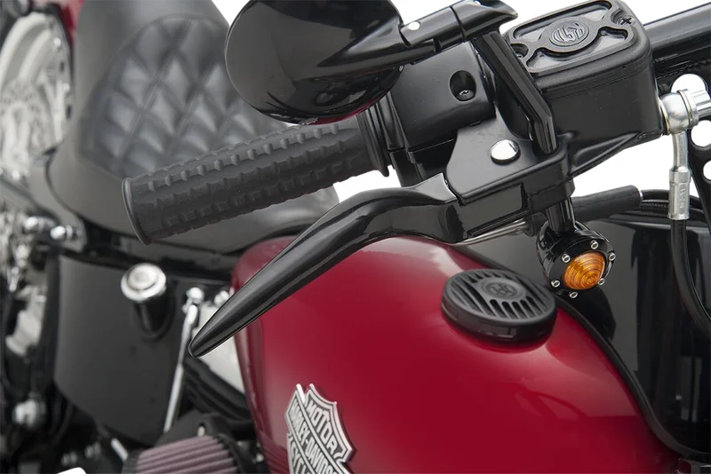 Drag Specialties LEVERS CUSTOM BLK 96-17BT