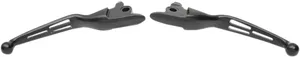 Drag Specialties LEVERS BLK SLOT FLT 17-19
