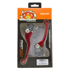 MOTO-MASTER PIVOT LEVER SET RED