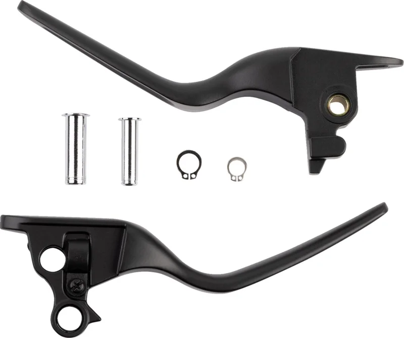 Drag Specialties LEVERS LSR BLK 18-22 ST