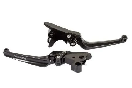 Rick's Motorcycles Rick''s Motorcycles, Classic brake & clutch lever set. Black