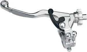 MOOSE OFFROAD HARD-PARTS LEVER CLUTCH WITH HOT START ALUMINUM SILVER