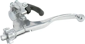 MOOSE OFFROAD HARD-PARTS LEVER CLUTCH WITH HOT START ALUMINUM SILVER