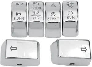 Drag Specialties CAPS SWTCH CHR 12-22 ST