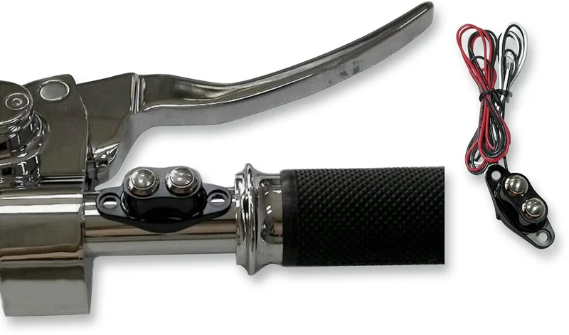 Drag Specialties SWITCHES DUAL BUTTON BK