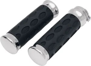 Drag Specialties GRIPS HOTOP CHR/RUB