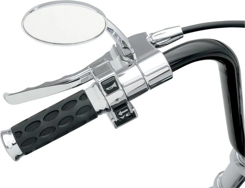 Drag Specialties GRIPS HOTOP CHR/RUB