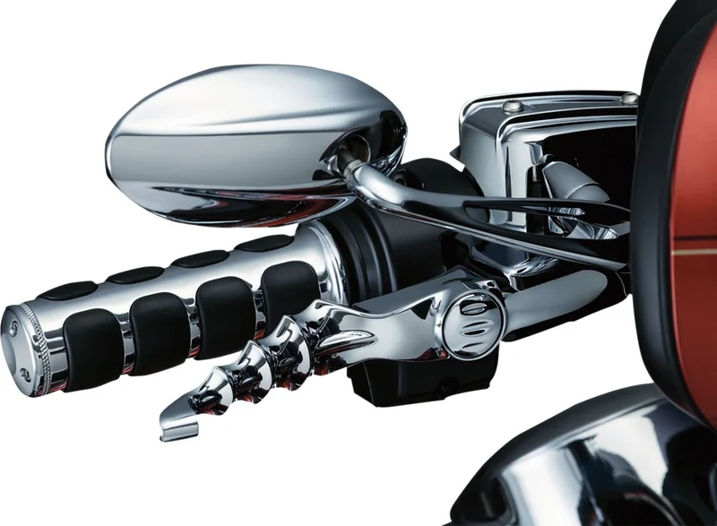 Kuryakyn GRIPS ISO - HD 08-UP - CHROME
