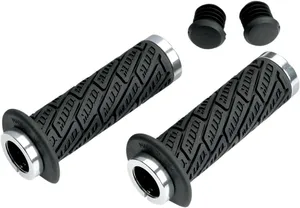MOOSE OFFROAD HARD-PARTS GRIP SYSTEM LOCK-ON GRIPS BLACK