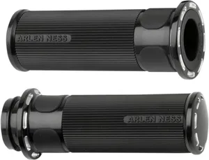 Arlen Ness GRIPS - SLOT TRACK - TBW - BLA