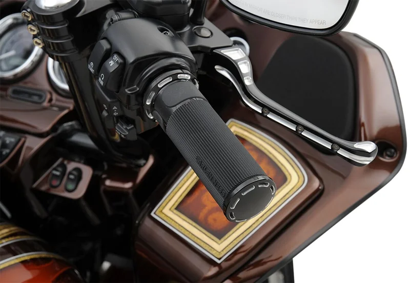 Arlen Ness GRIPS - SLOT TRACK - TBW - BLA