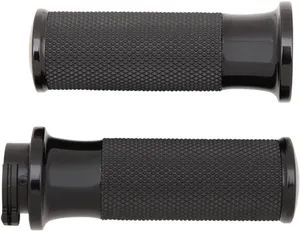 Arlen Ness GRIPS - SMOOTH - CABLE - BLACK