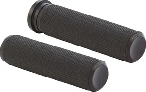 Arlen Ness GRIPS - KNURLED - CABLE - BLAC