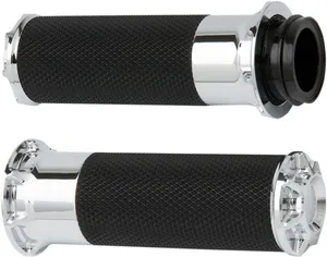 Arlen Ness GRIPS - BEVELLED - CABLE - CHR