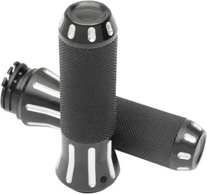 Drag Specialties GRIPS CUSTOM BLACK CUT