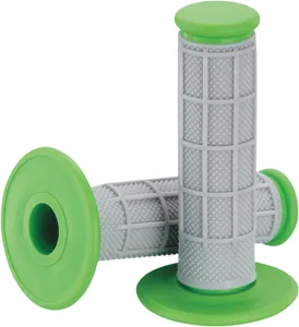 MOOSE OFFROAD HARD-PARTS QUALIFIER™ HALF WAFFLE GRIPS GRAY/GREEN