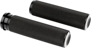 Arlen Ness GRIPS - DUAL RING - TBW - BLAC