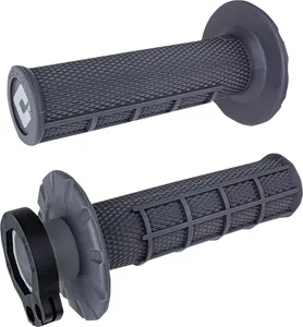 ODI MX V2 LOCK-ON HALF-WAFFLE GRIP GRAPHITE