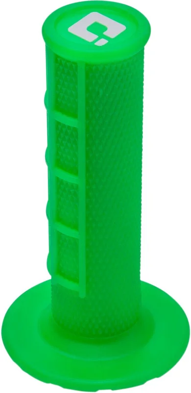 ODI MX V2 LOCK-ON HALF-WAFFLE GRIP FLO GREEN