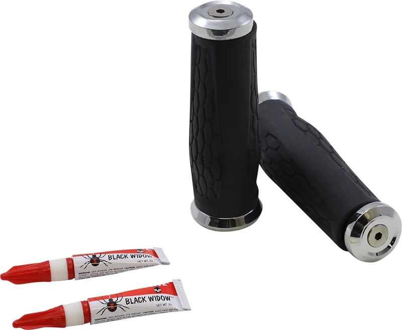 Kuryakyn UNIVERSAL GRIPS HEX - CHROME -