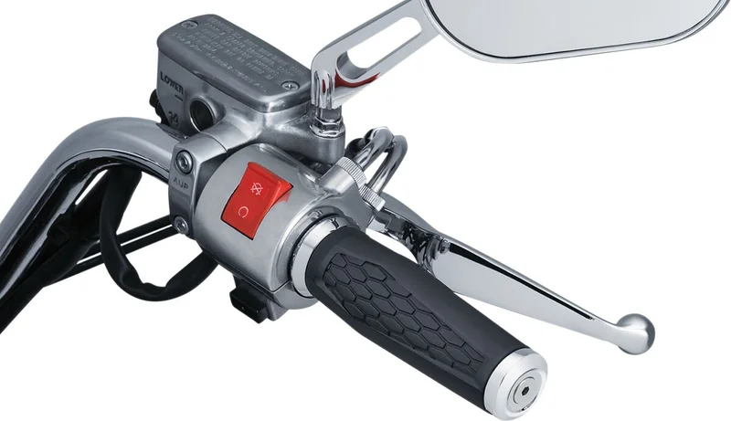 Kuryakyn UNIVERSAL GRIPS HEX - CHROME -