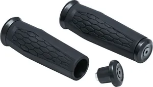 Kuryakyn UNIVERSAL GRIPS HEX - SATIN BL