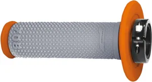 PRO GRIP 708 OFFROAD SINGLE DENSITY LOCK ON GRIPS ORANGE/GRAY