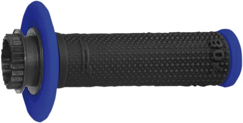 PRO GRIP 708 OFFROAD SINGLE DENSITY LOCK ON GRIPS BLUE/BLACK