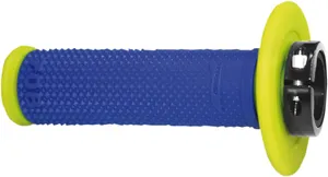 PRO GRIP 708 OFFROAD SINGLE DENSITY LOCK ON GRIPS FLUO YELLOW/BLUE