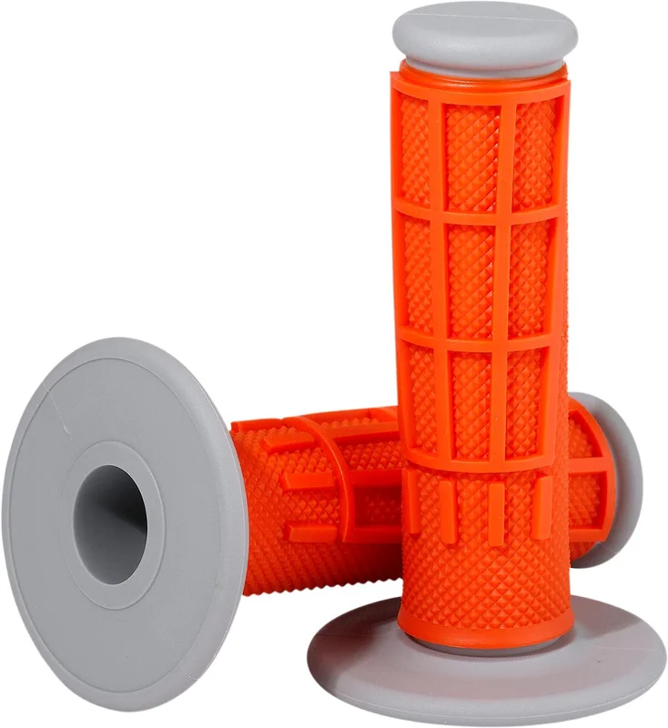 Moose Offroad Orange Half Waffle Compound Grips