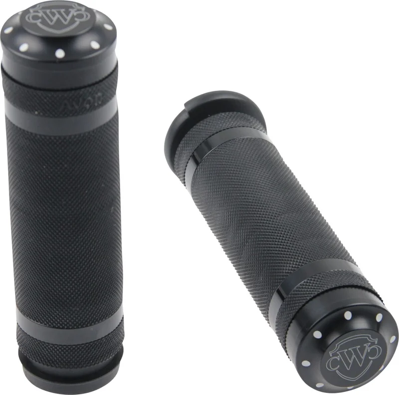 Cult-Werk 1" / 25.4mm Grooved handlebar grips. Black