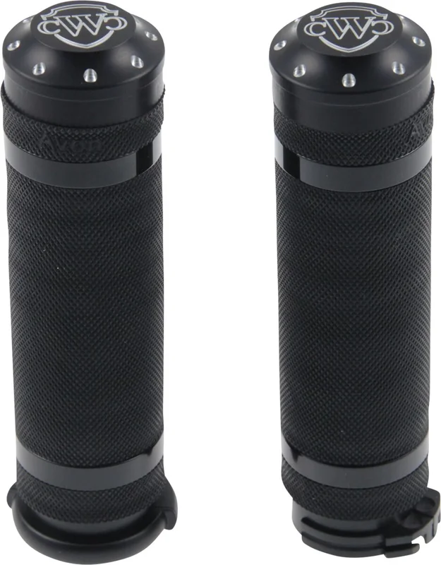 Cult-Werk 1" / 25.4mm Grooved handlebar grips. Black