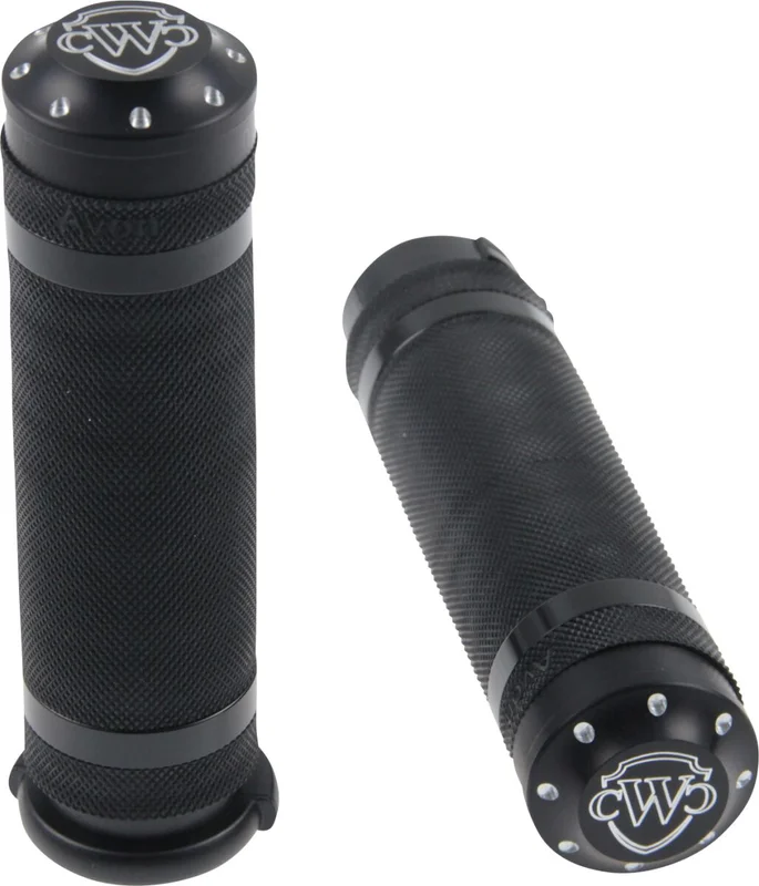 Cult-Werk 1" / 25.4mm Grooved handlebar grips. Black