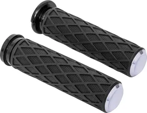 Arlen Ness GRIPS - DIAMOND - TBW - CHROME