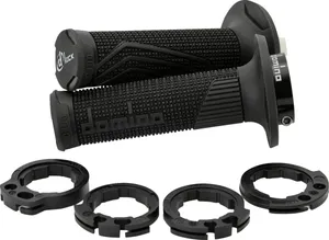 DOMINO Grips - D100 - Lock-On - Black