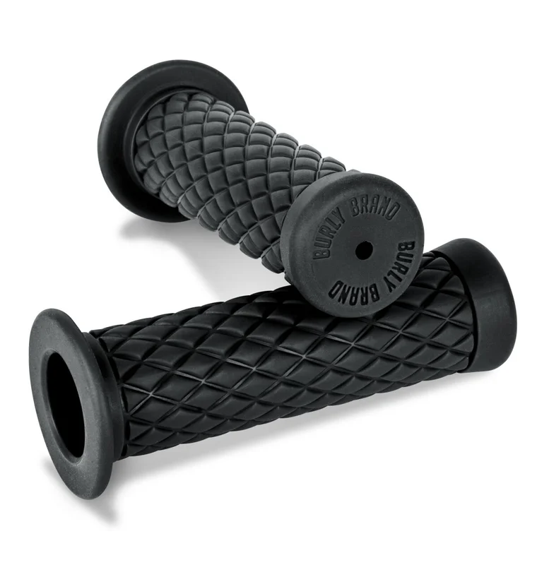 Burly Diamondback handlebar grip set 1". Black