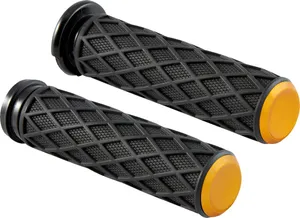Arlen Ness GRIPS - DIAMOND - TBW - GOLD
