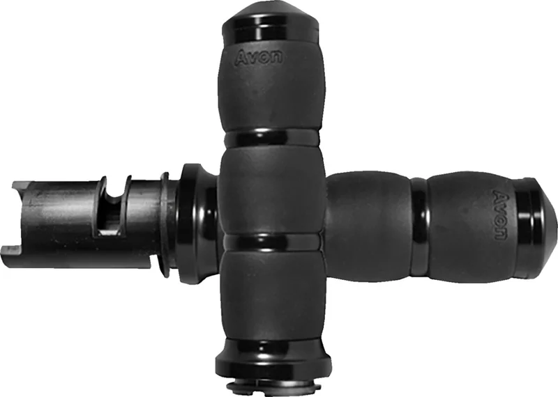 Avon Grips Grip set. Velvet air cushioned. Black anodized