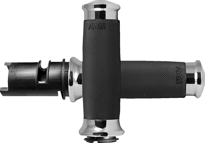 Avon Grips Grips, Custom Contour grips. Chrome