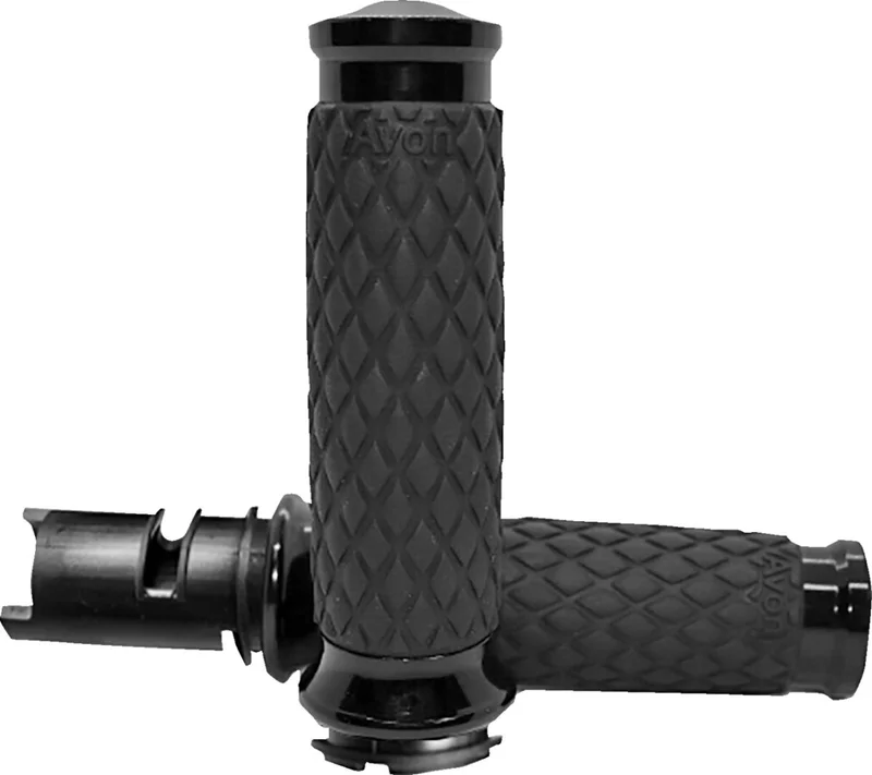 Avon Grips Grip set, Diamond Contour Air SS. Domed. Black