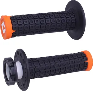 ODI Nomad Lock-On Grips - Off-Road - Black/Orange/Orange