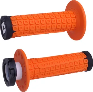 ODI Nomad Lock-On Grips - Off-Road - Orange/Black/Black