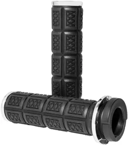 Kuryakyn GRIPS - ENYGMA - TBW - CHROME