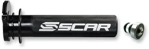 SCAR RACING ALUMINUM THROTTLE TUBE & BEARING BLACK